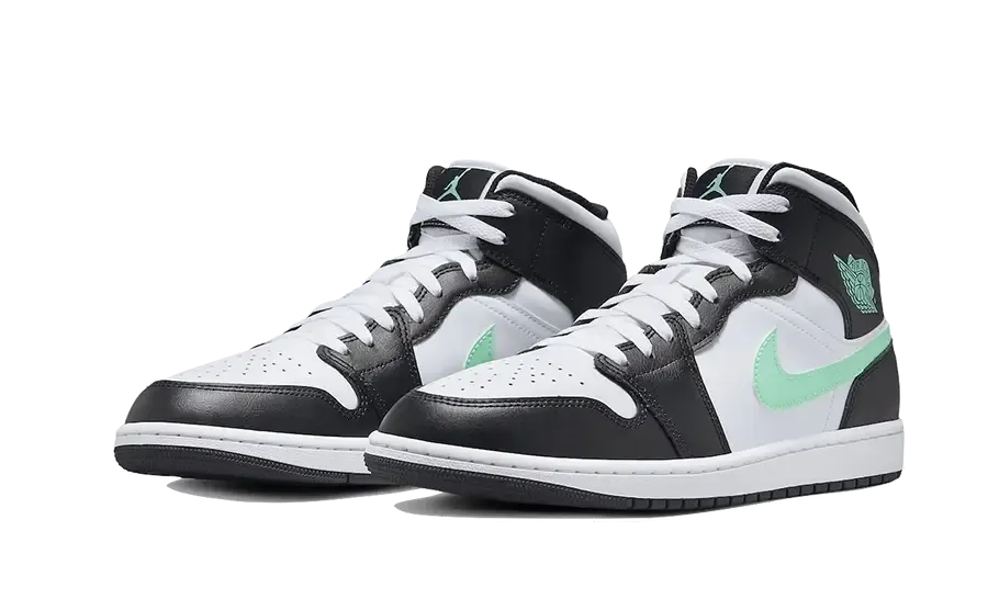 Air Jordan 1 Mid Green Glow 